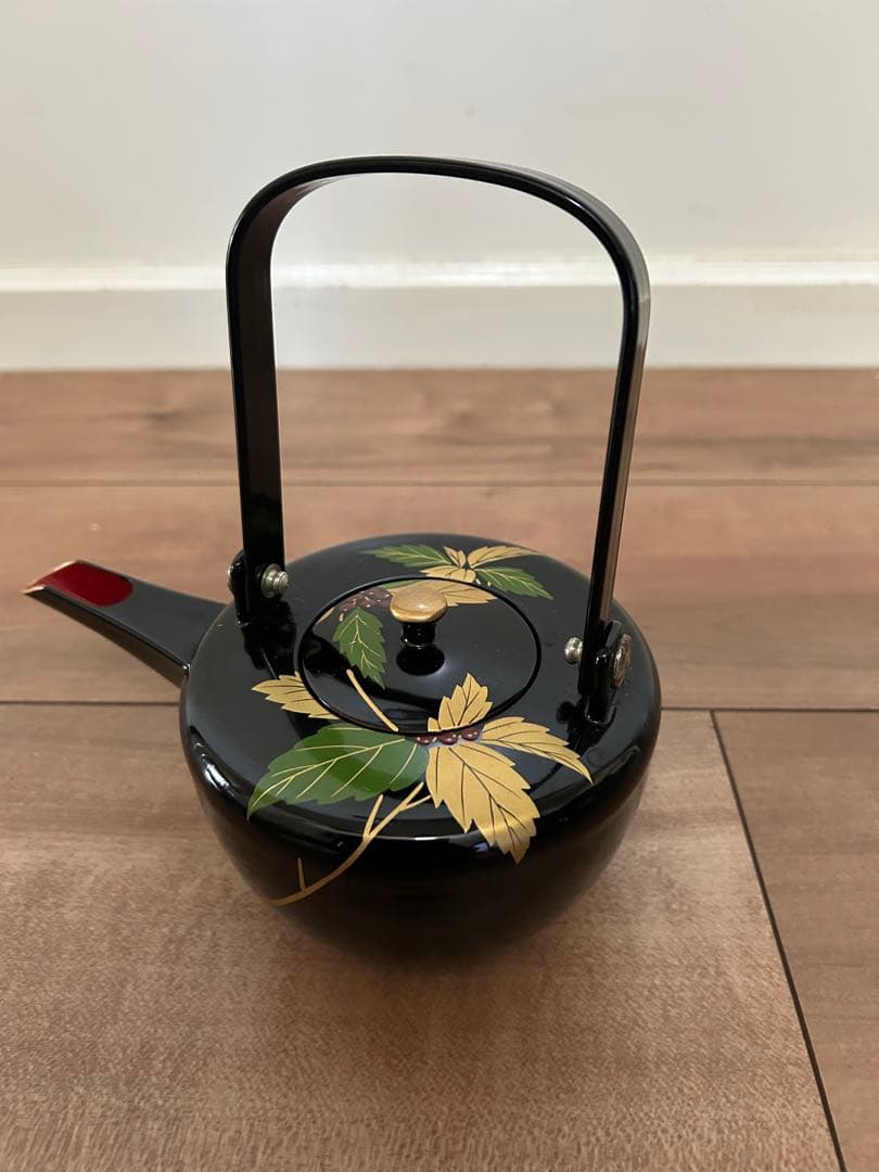 (高級) お屠蘇器 漆器 伝統工芸 お祝い 胴張四ッ揃い 6点セット