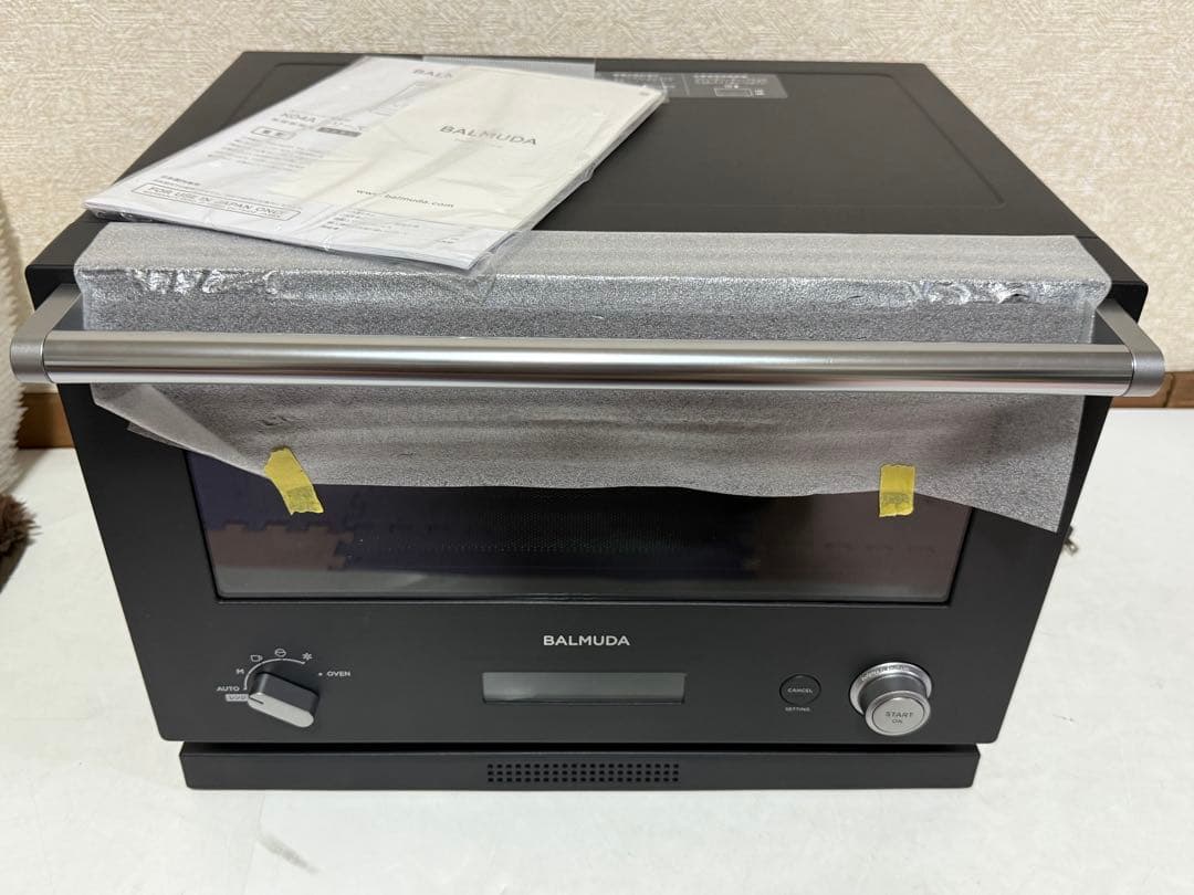 新品 BALMUDA K04A-BK バルミューダ　オーブンレンジ