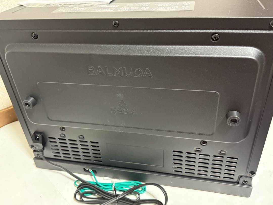 新品 BALMUDA K04A-BK バルミューダ　オーブンレンジ