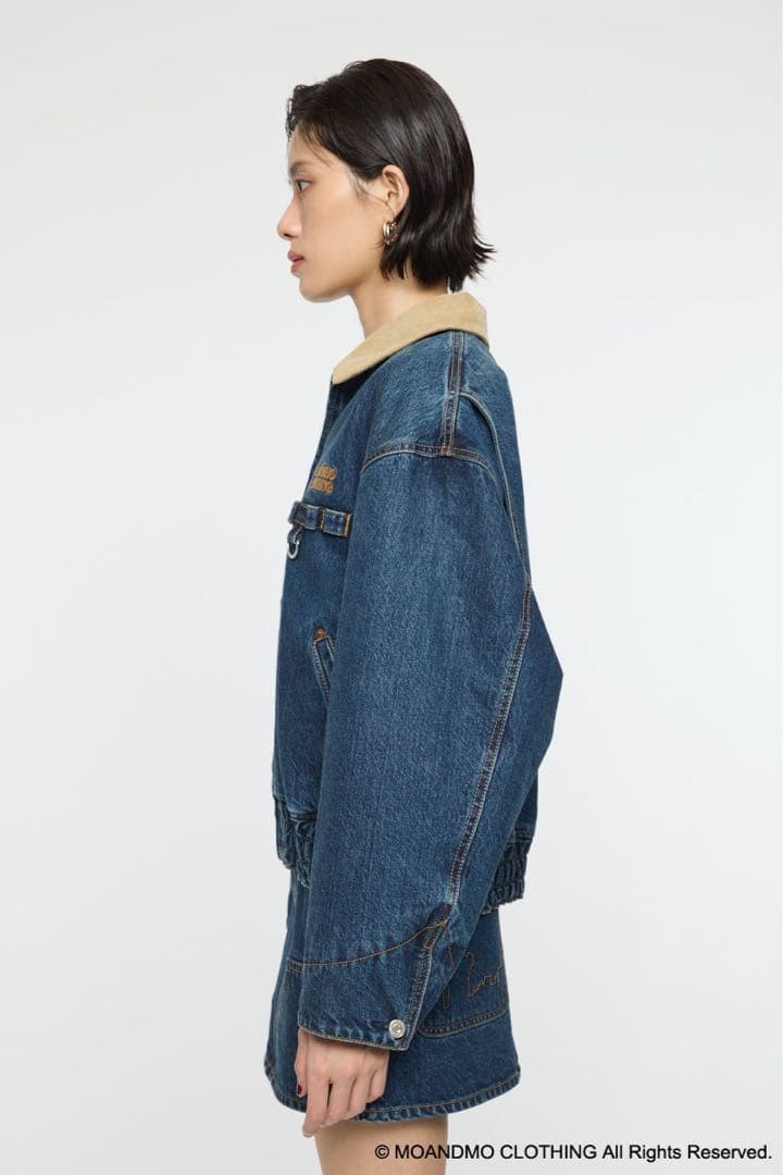 MOUSSY MOANDMO DENIM PADDED ジャケット