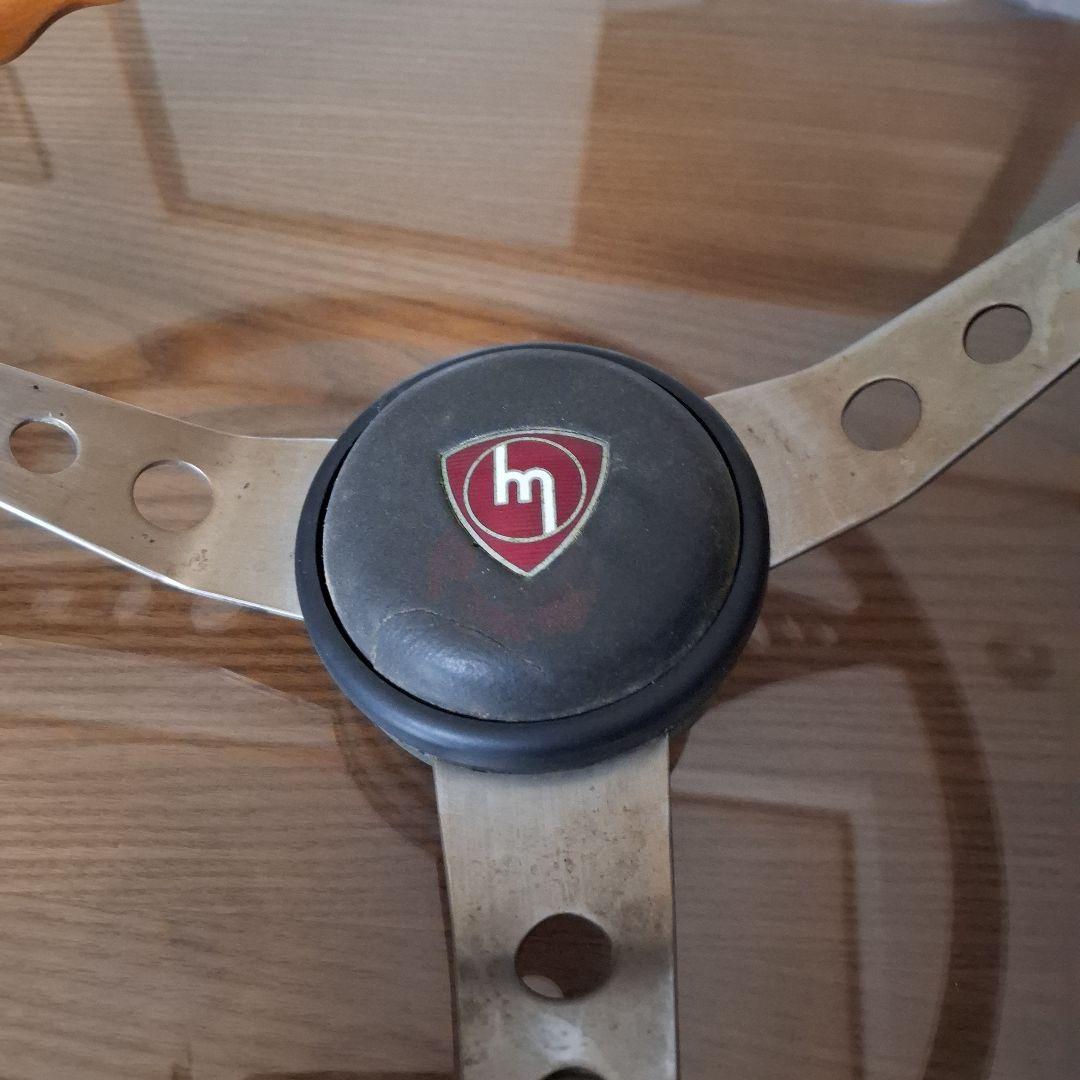 お*ぃ様 木製ハンドル ステアリングホイール