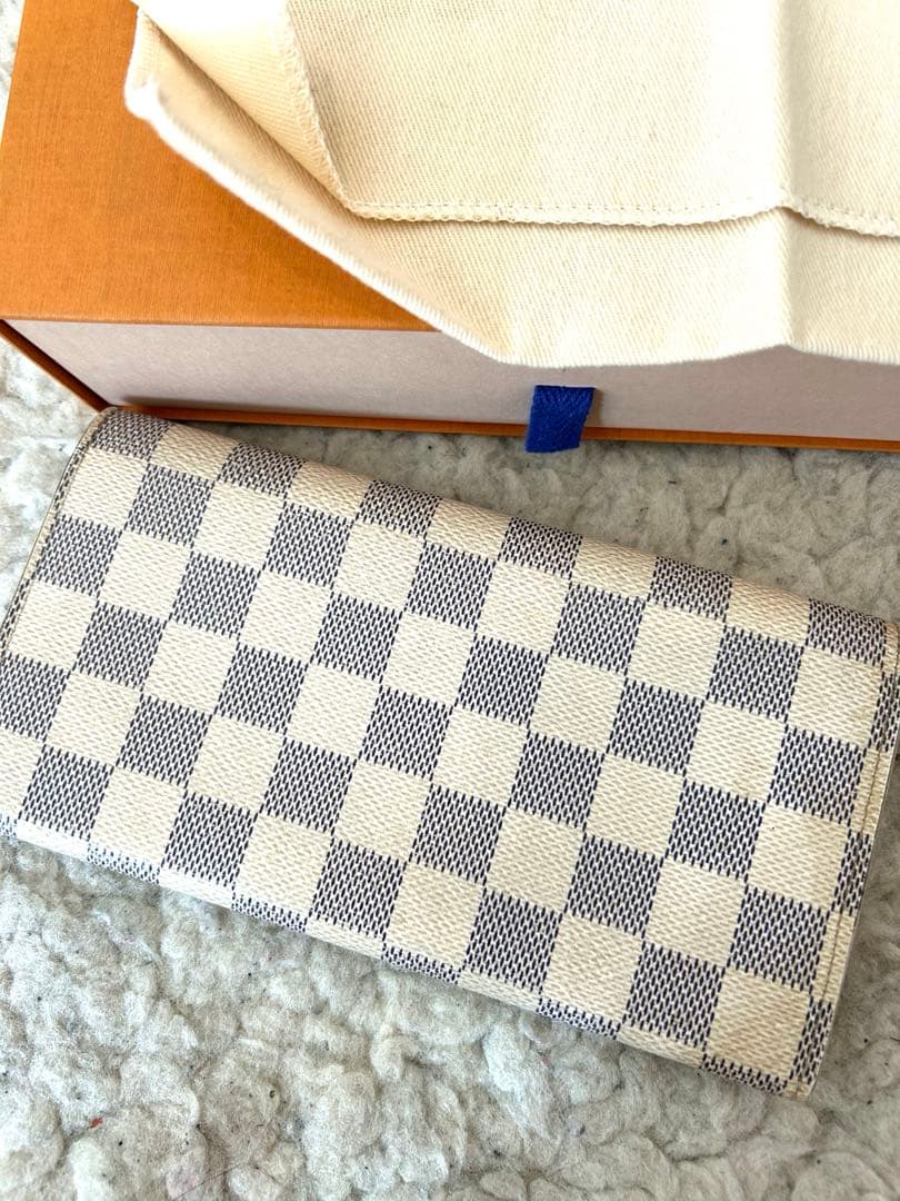 LOUIS VUITTON ダミエ・アズール 長財布