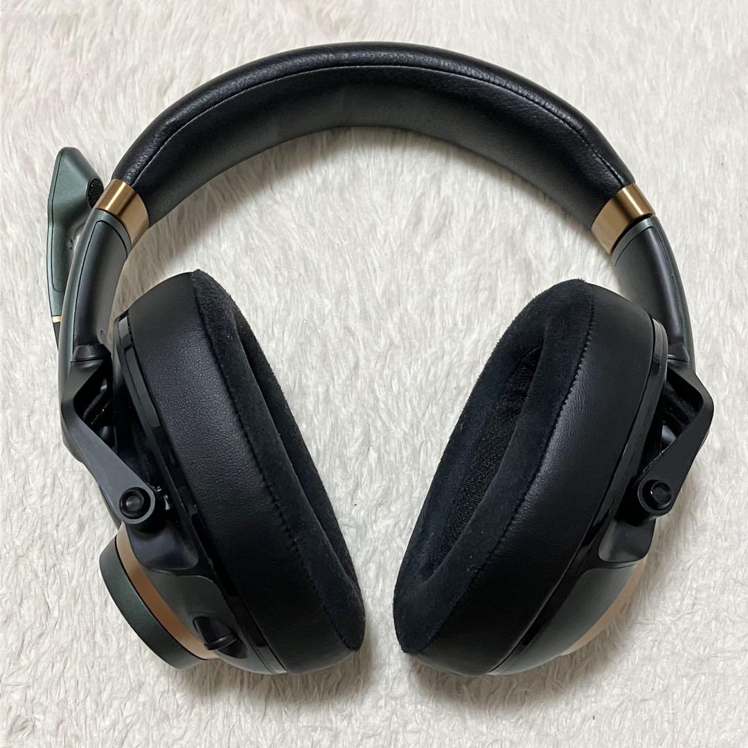 美品 箱付 EPOS H6PRO ゲーミング ヘッドセット 有線 マイク 緑