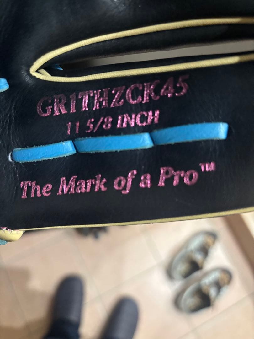 Rawlings 軟式グローブ 黒/青/黄色