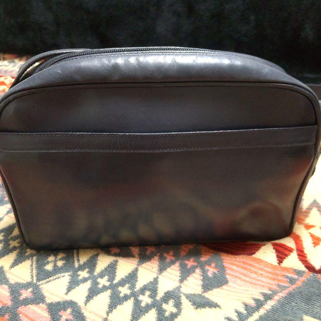 オールドGUCCI ネイビー ショルダーバッグ