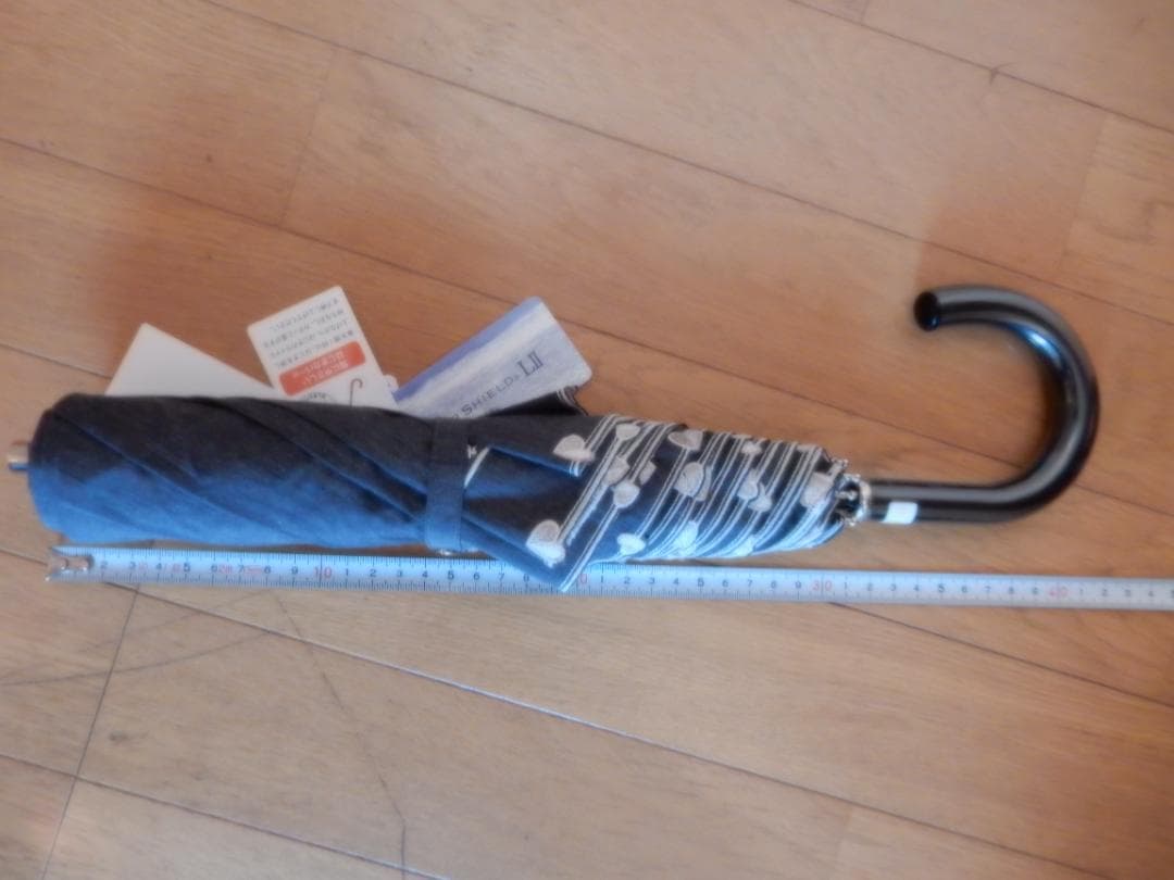 agnes b.（アニエスベー）ハート刺繡晴雨兼用傘(折り畳み傘)