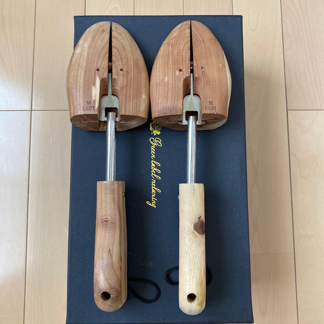 値下げ　【美品】グリーンレーベル　ドレスシューズ　黒　シューキーパー付き