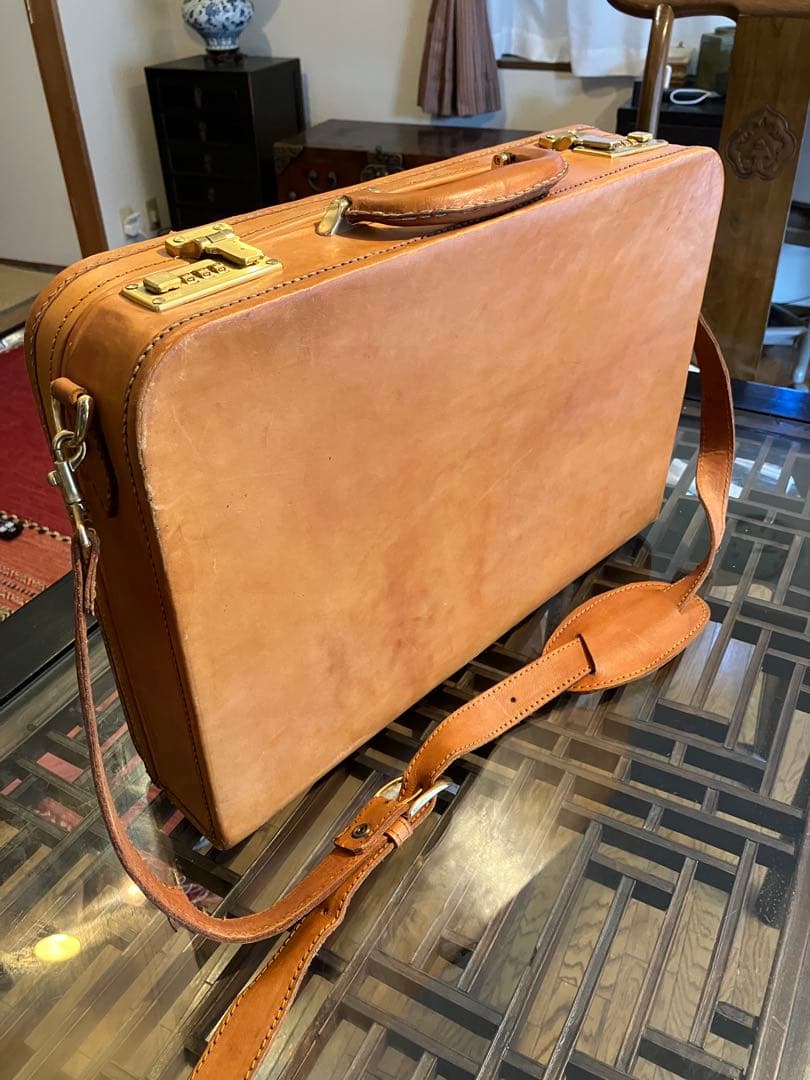 ナチュラルレザー ビジネスバッグ