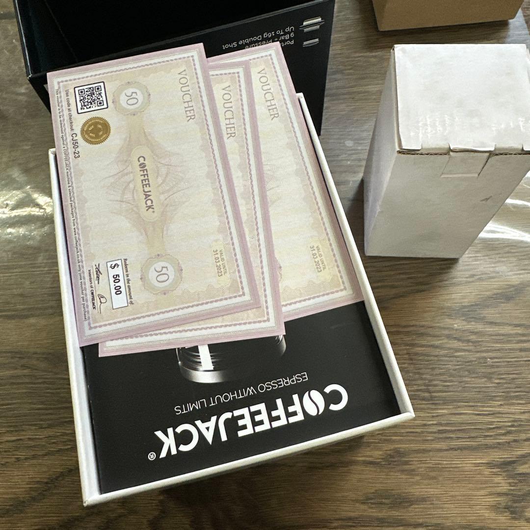 新品未使用　COFFEEJACK ポケットサイズのエスプレッソマシン　現状出品