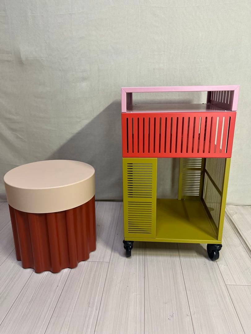 収納付きサイドテーブル