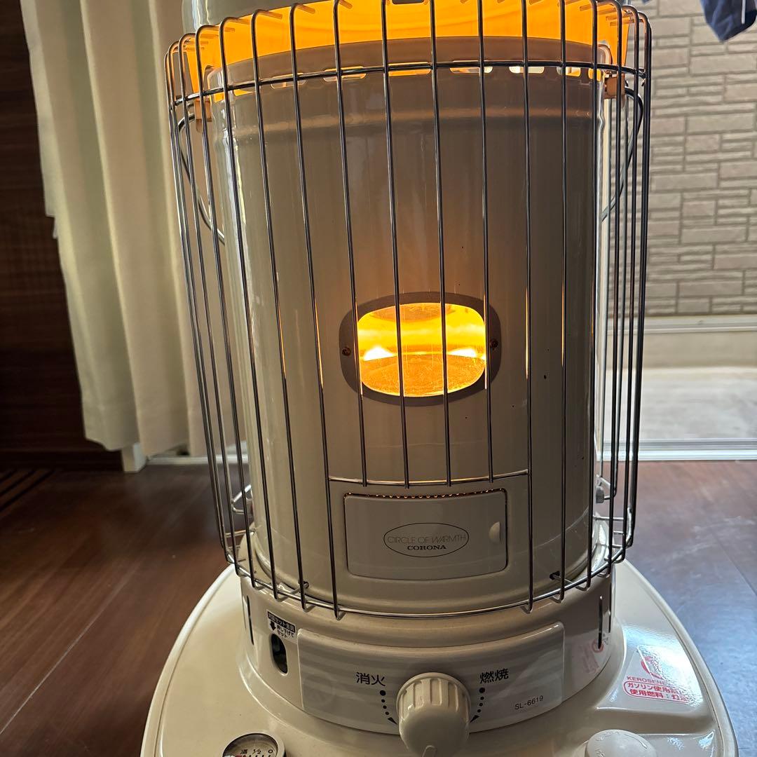 CORONA ダルマストーブSL-6619 2019年製　コロナ　白