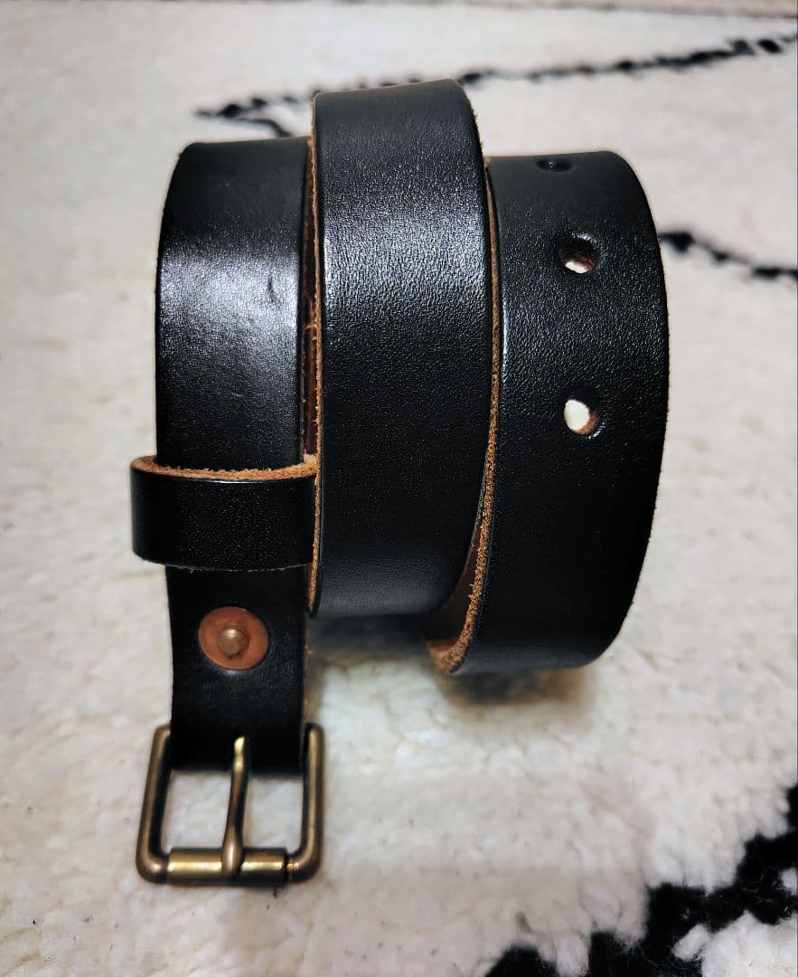 CHARLIE BORROW ベルト ブラック