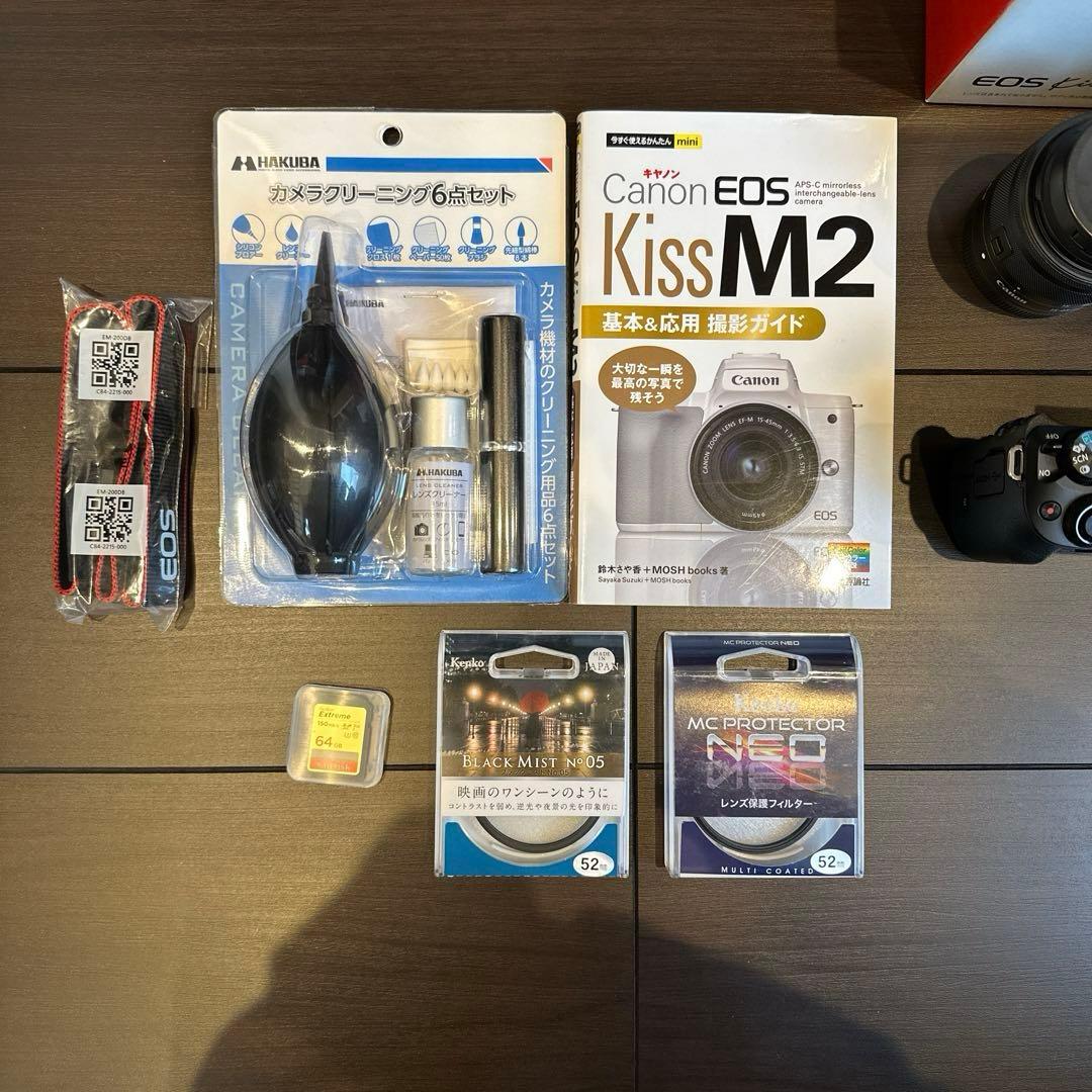 CANON EOS Kiss M2 ミラーレス一眼カメラ ブラック