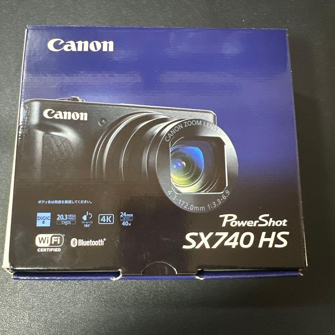 新品未使用品　Canon PowerShot SX740 HSシルバー箱潰れあり