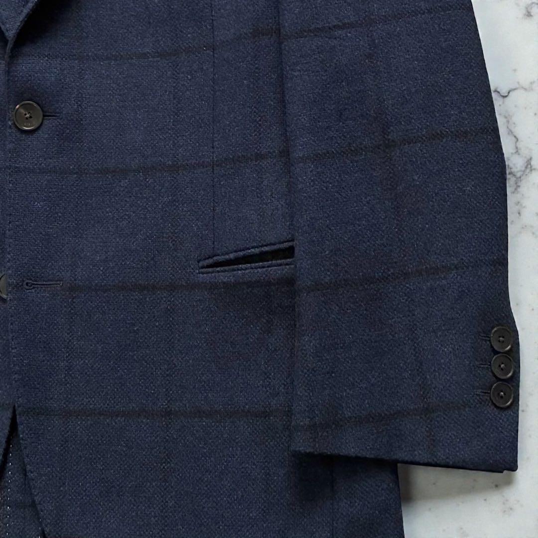 極美品 BOGLIOLI テーラードジャケット DOVER アンゴラ混ウール50