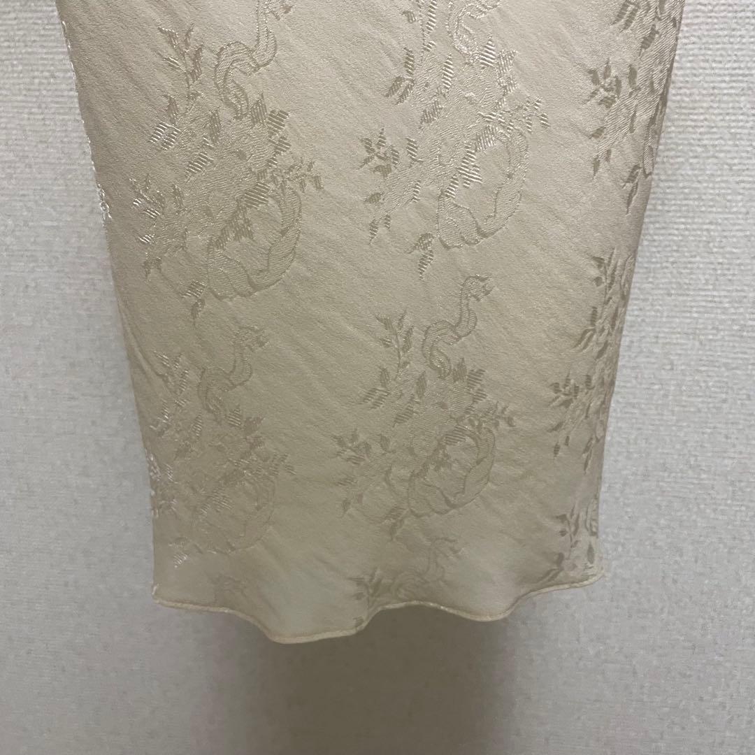 Christian Dior シルクレースキャミソール アイボリー 36