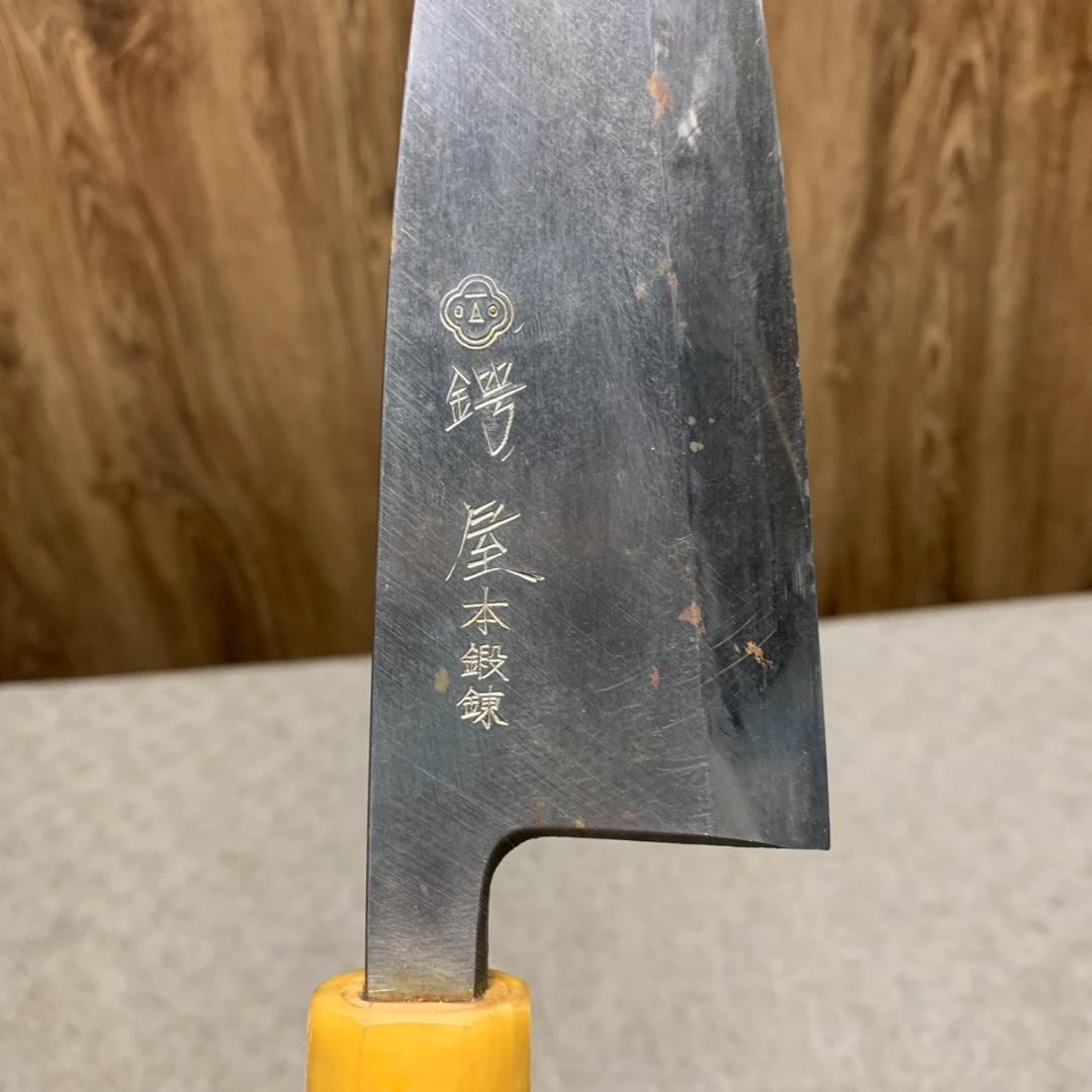 K626 鍔屋 和包丁 出刃包丁 青銅 合羽橋