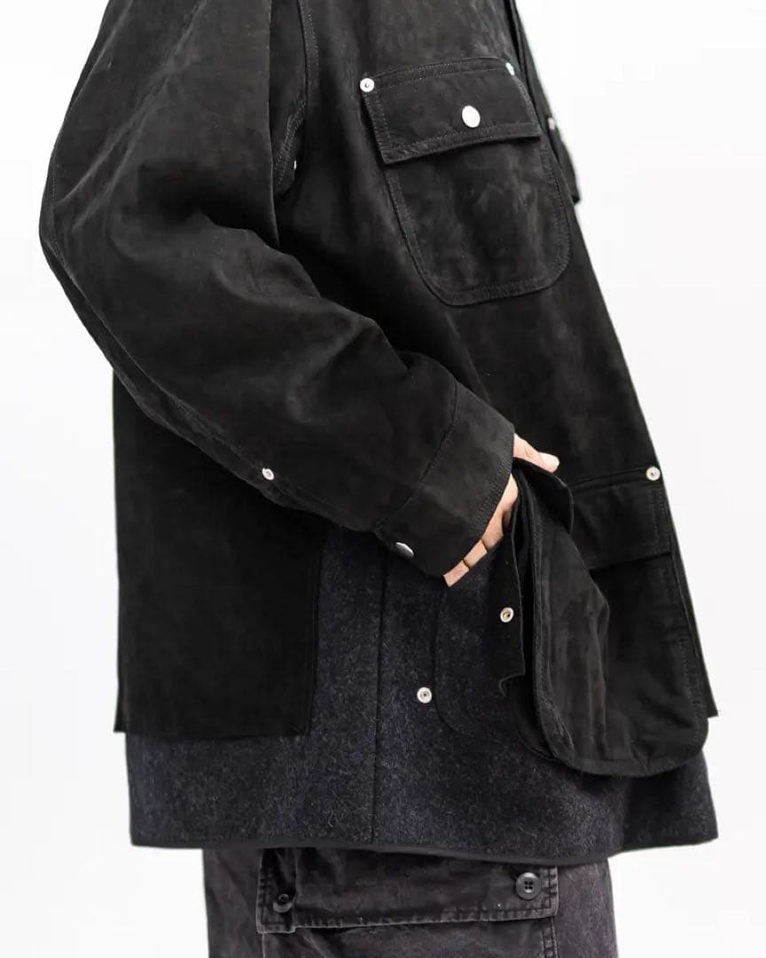 ジャケット・アウター YOKE Nuback Leather Coverall Jacket 25AW