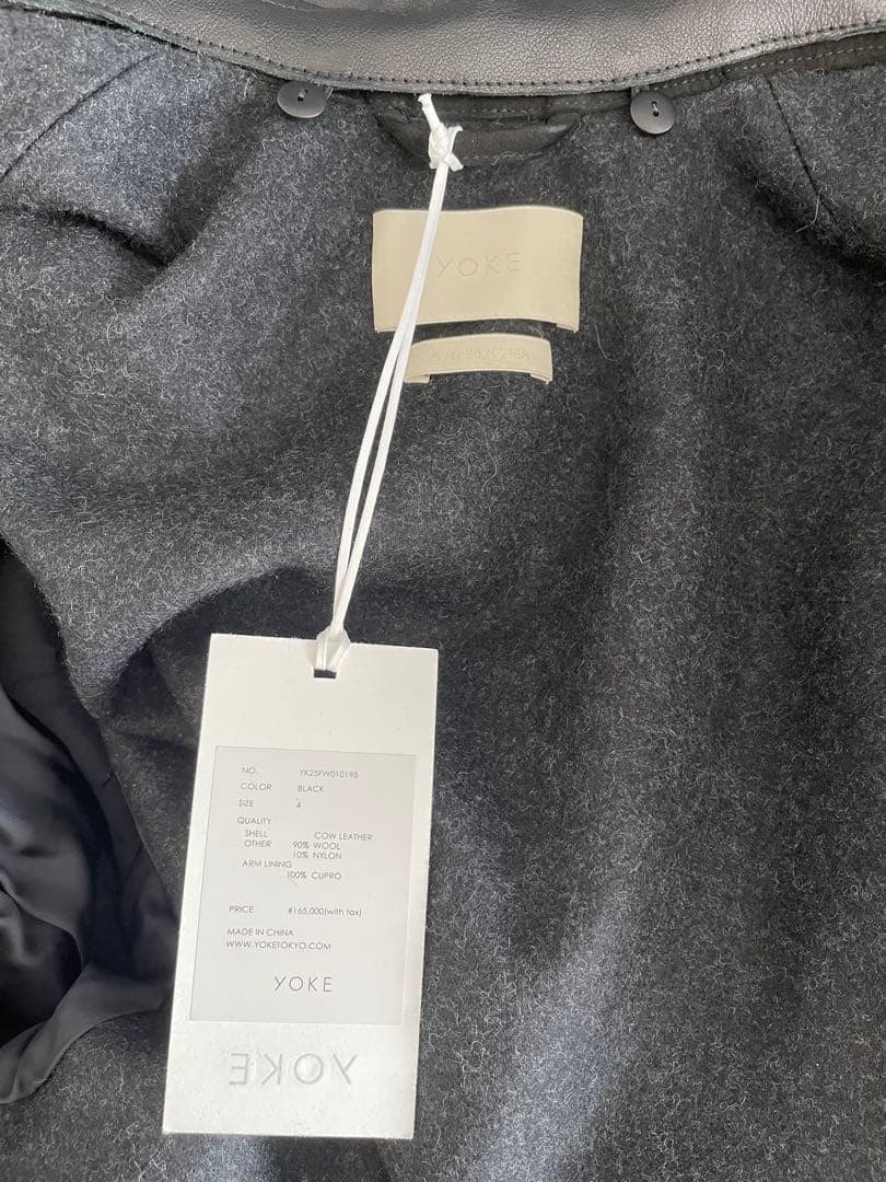 ジャケット・アウター YOKE Nuback Leather Coverall Jacket 25AW