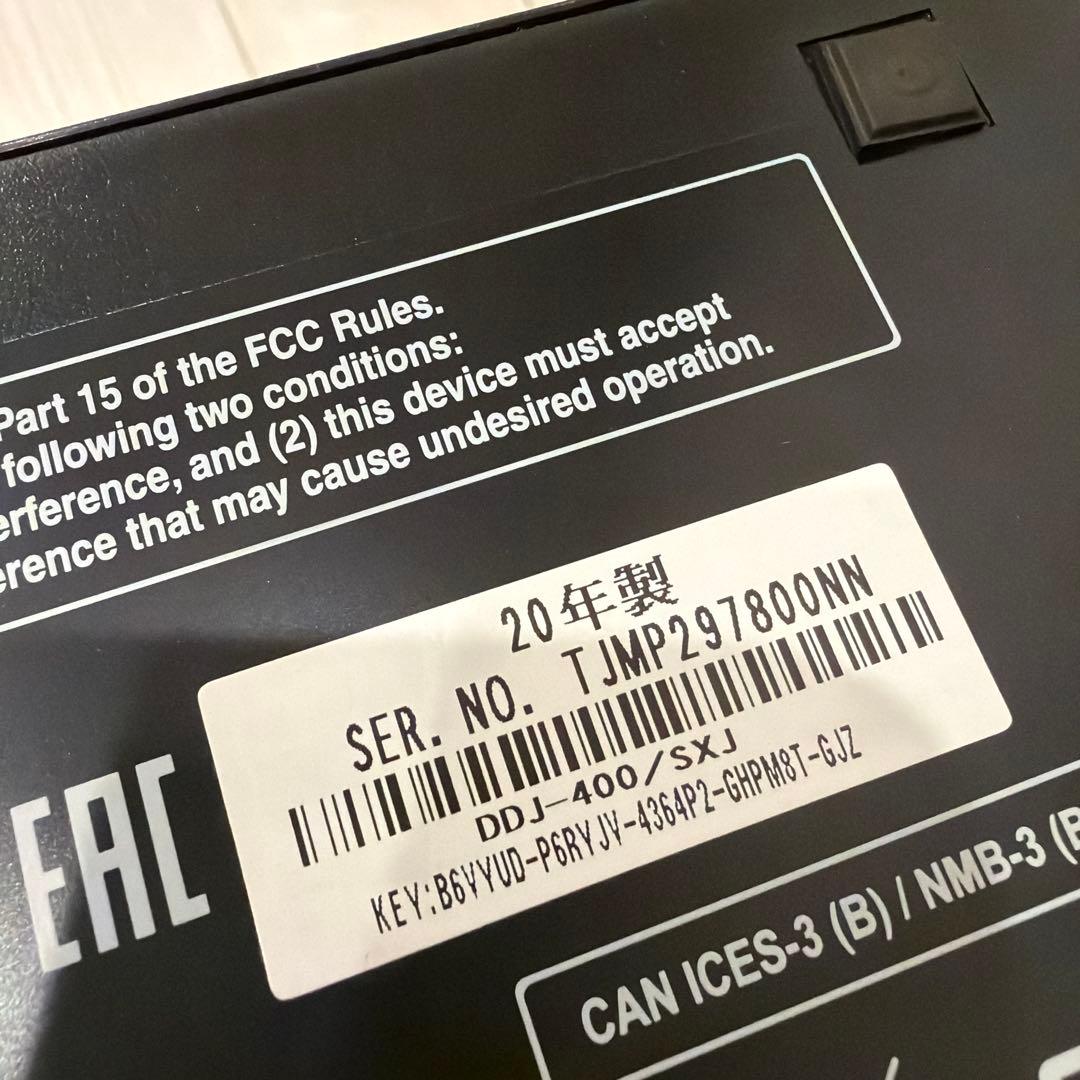 【小傷あり】DDJ-400 本体のみ