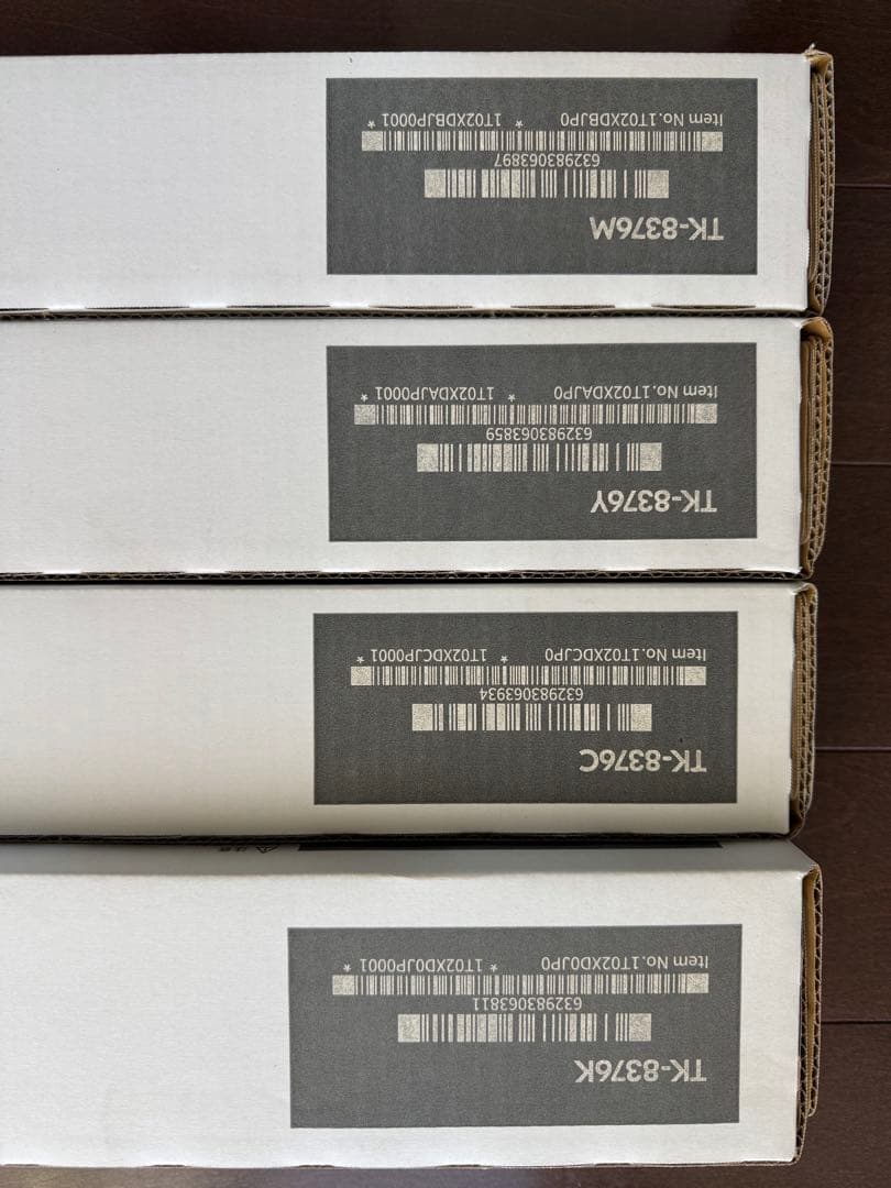 京セラ 純正トナーTK-8376 4色セット　Y.C.M.K 新品　未使用