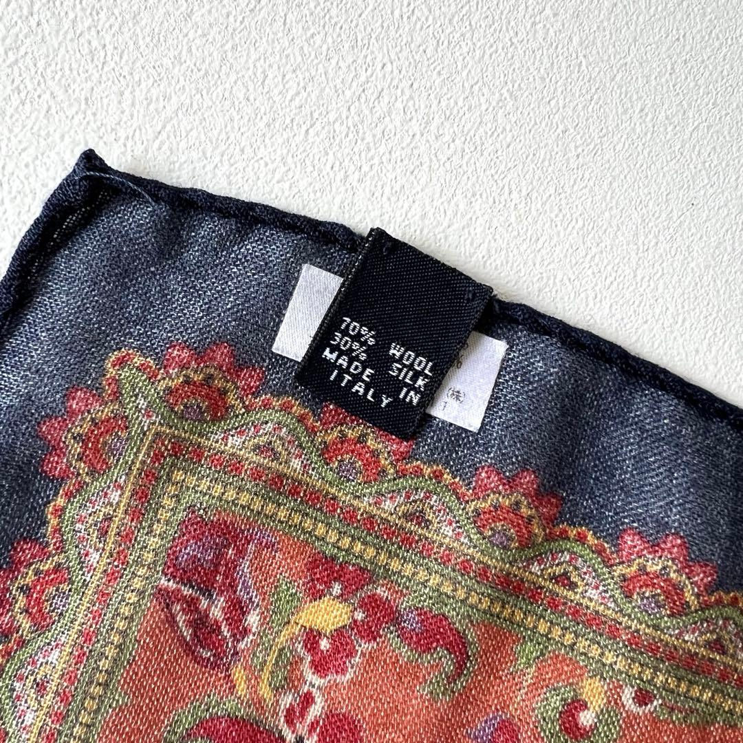 【未使用】Drake'sハンカチ ポケットチーフ ドレイクス