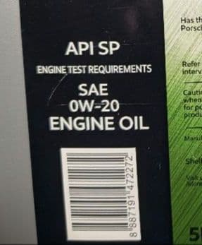 Mobil 1 ESP 0W-20 エンジンオイル 5Lボトル2本