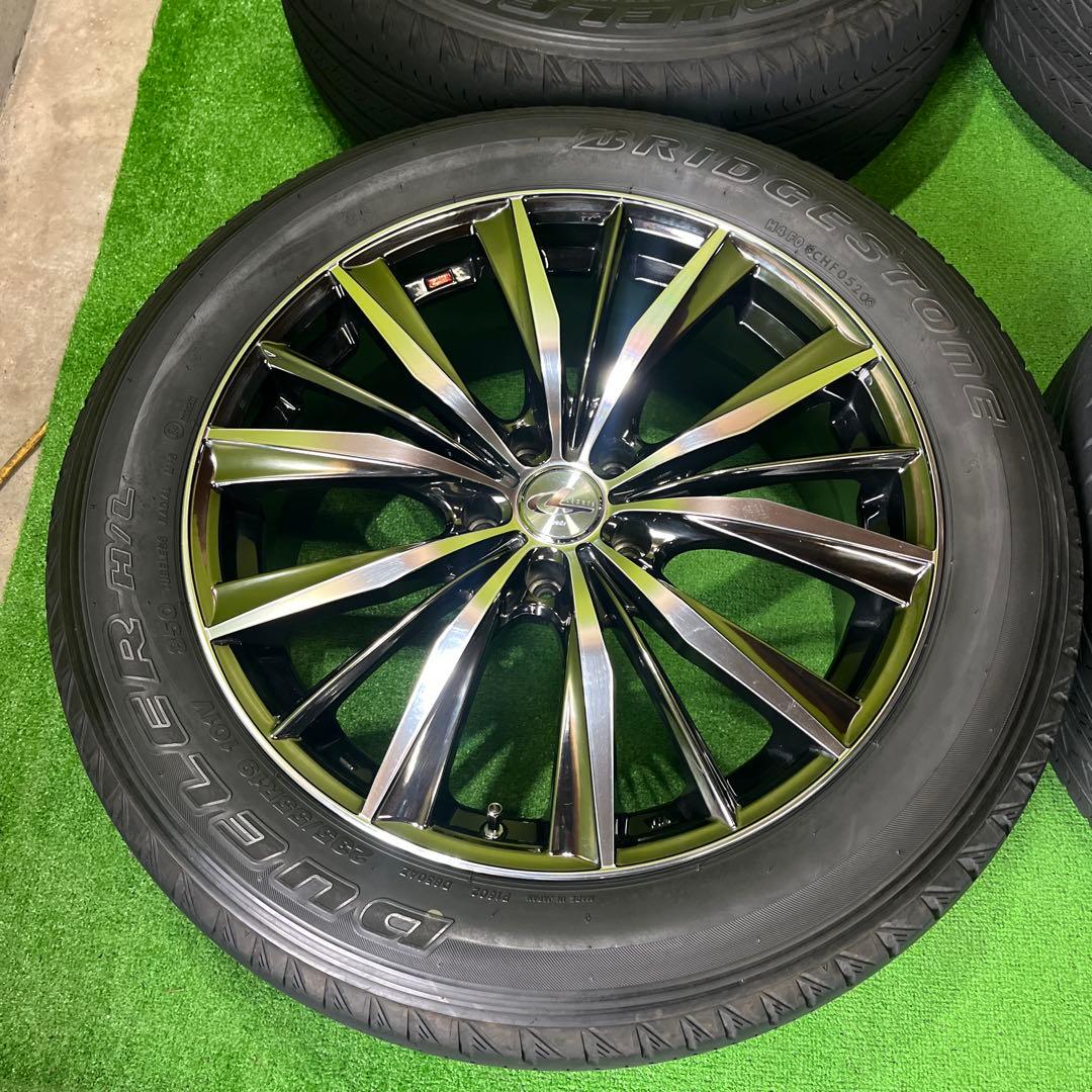 フジコン① 1本 weds LEONIS VX BS 225/55R19