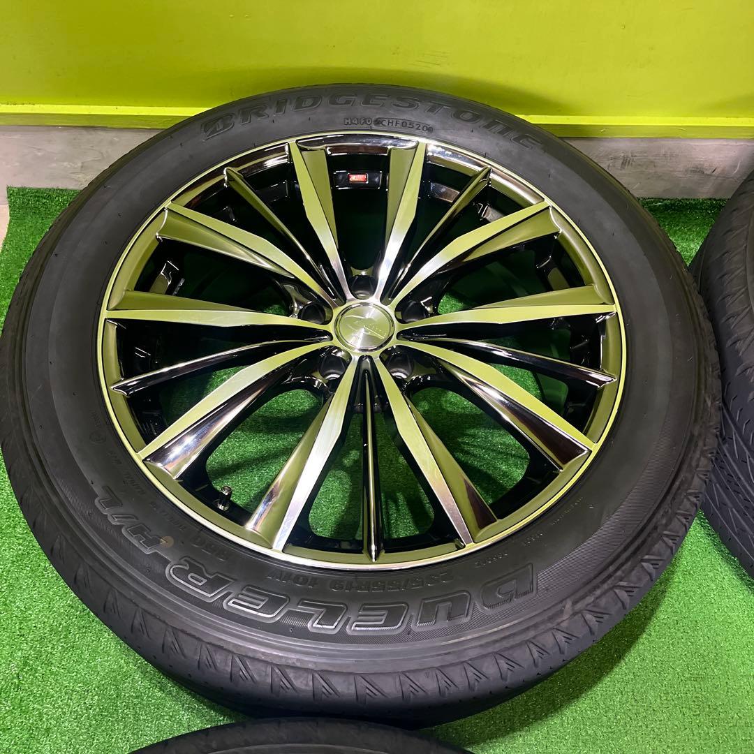 フジコン① 1本 weds LEONIS VX BS 225/55R19