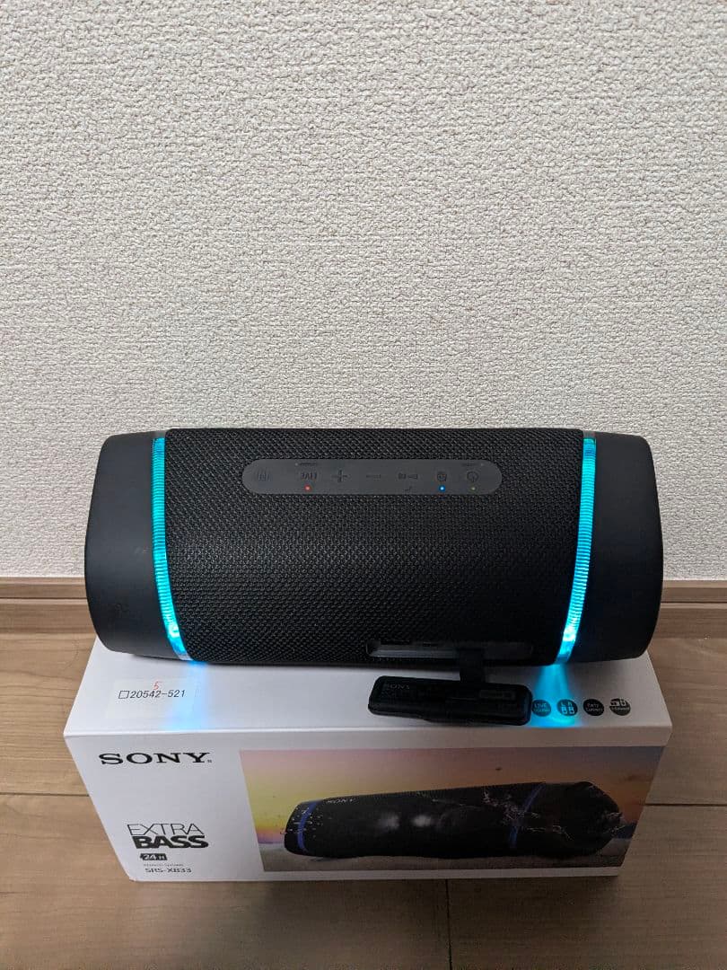 SONY EXTRA BASS スピーカー LEDライト付き　XB33
