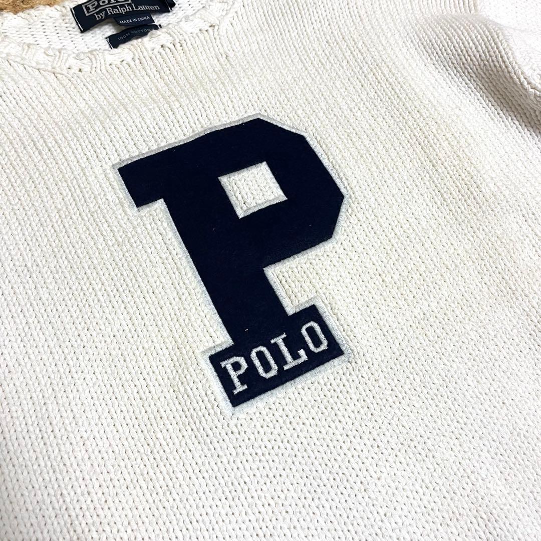 Shunke様 POLO RALPH LAUREN Pロゴ 肉厚ニット