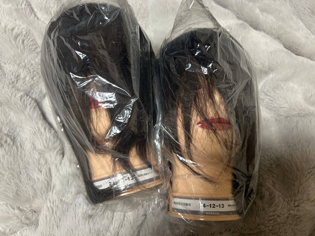 未美容師国家試験 本番用カットウィッグ2個セット