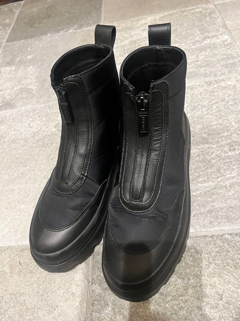 HUNTER ブラックショートブーツ レインブーツ 箱あり