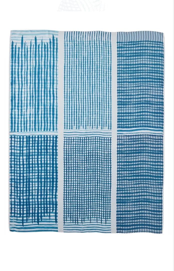 小物 Porter Classic - INDIGO PRINT SILK SCARF