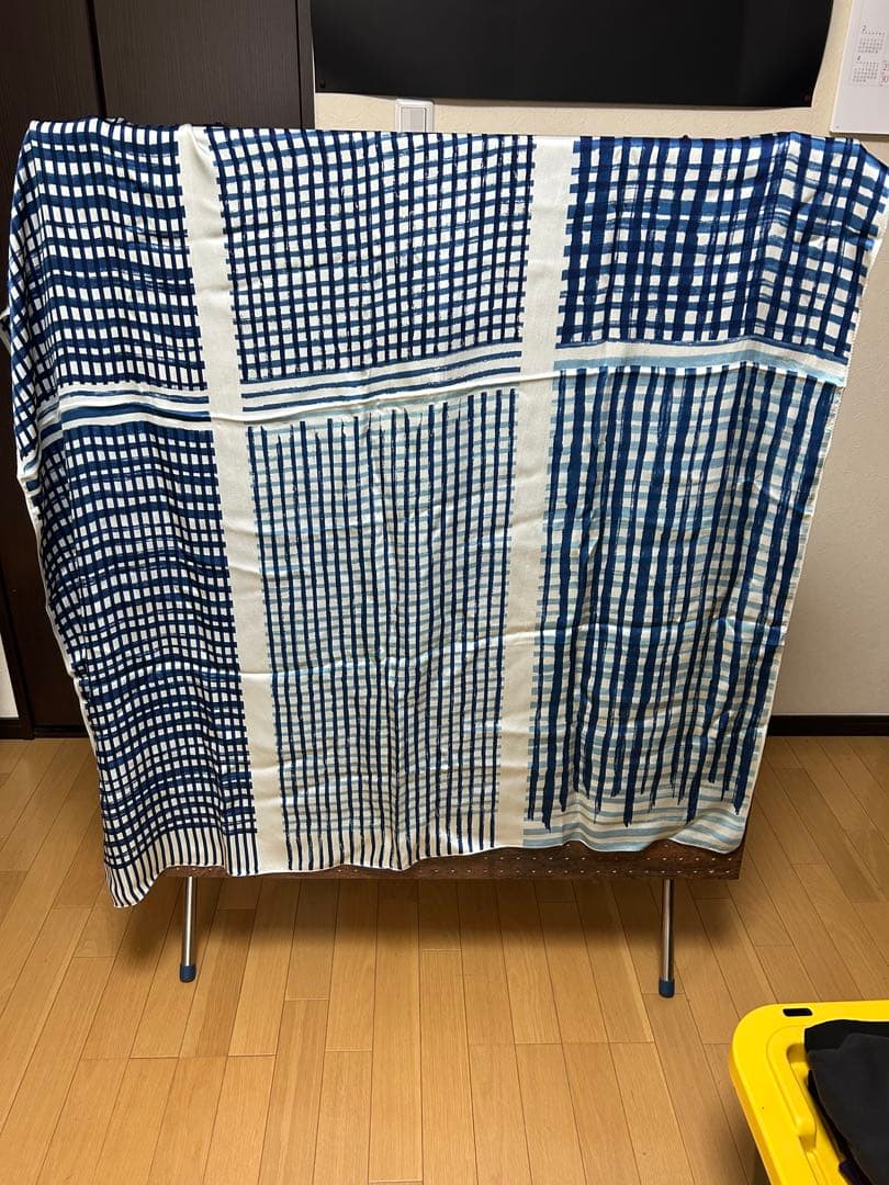 小物 Porter Classic - INDIGO PRINT SILK SCARF