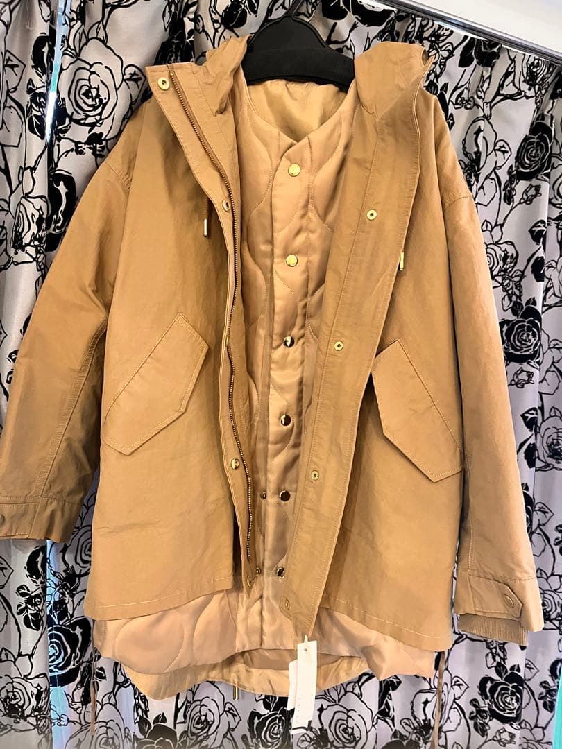 ［定価4.5万円]soeur7 スコットクラブ　モッズコート　フード付き