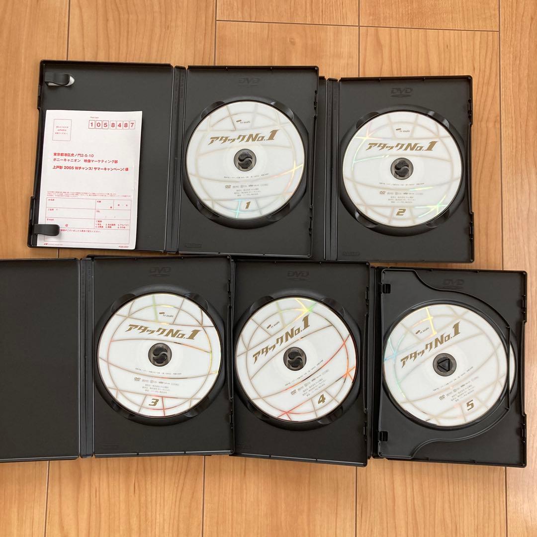 アタックNo.1 DVD-BOX〈6枚組〉　帯特典DISC付き　国内正規品