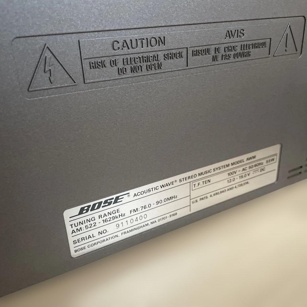 BOSE acoustic wave music systemテープCDラジカセ