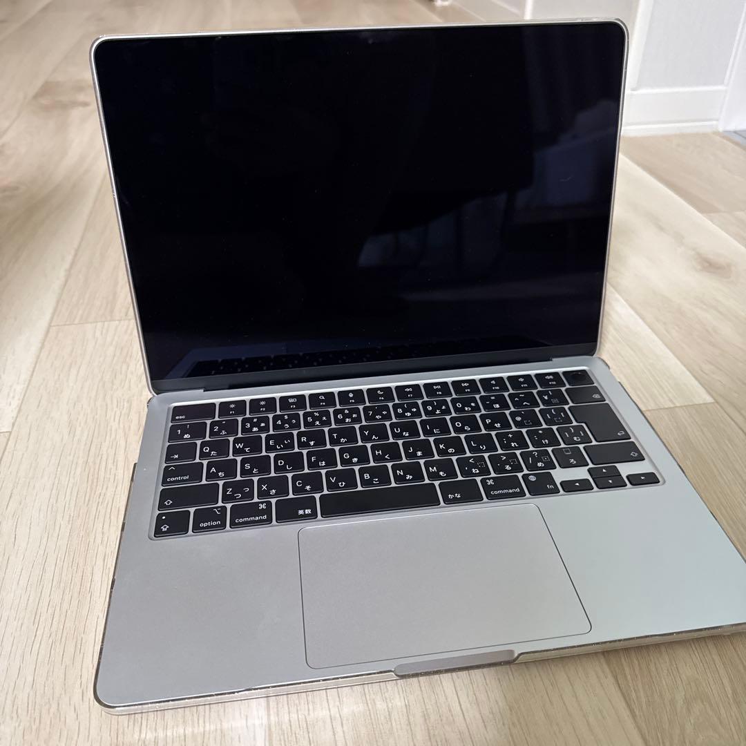 【美品】Apple MacBook Air m2シルバー 日本語配列