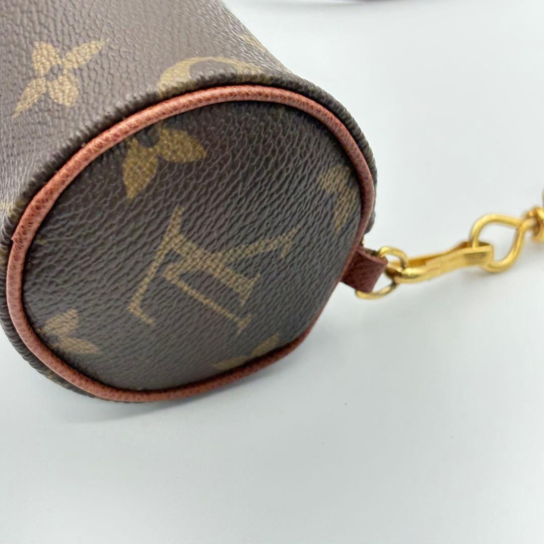 ルイヴィトン パピヨン ポーチ モノグラム ブラウン 0327-S5734t