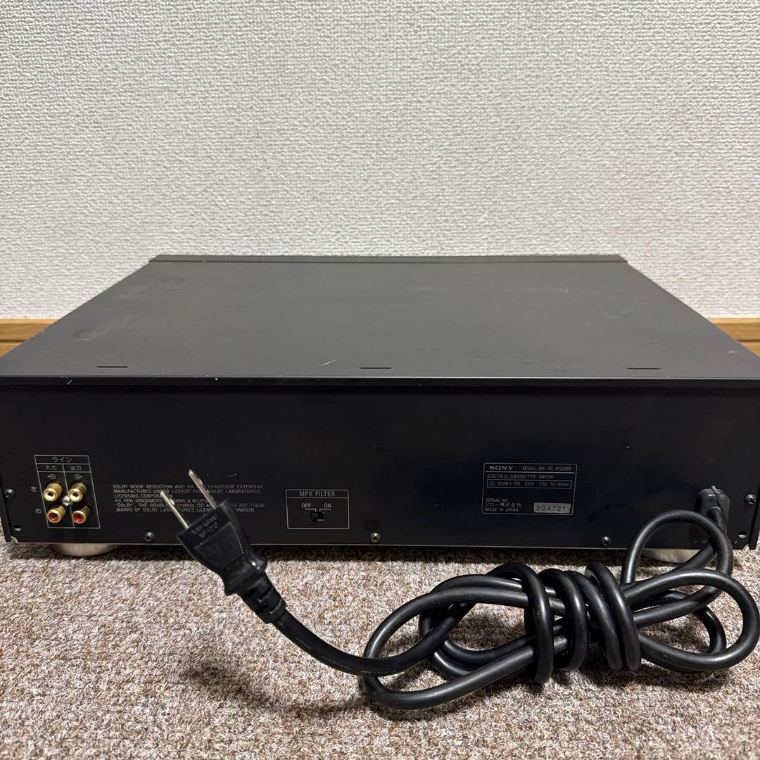 SONY カセットデッキ　TC-K500R