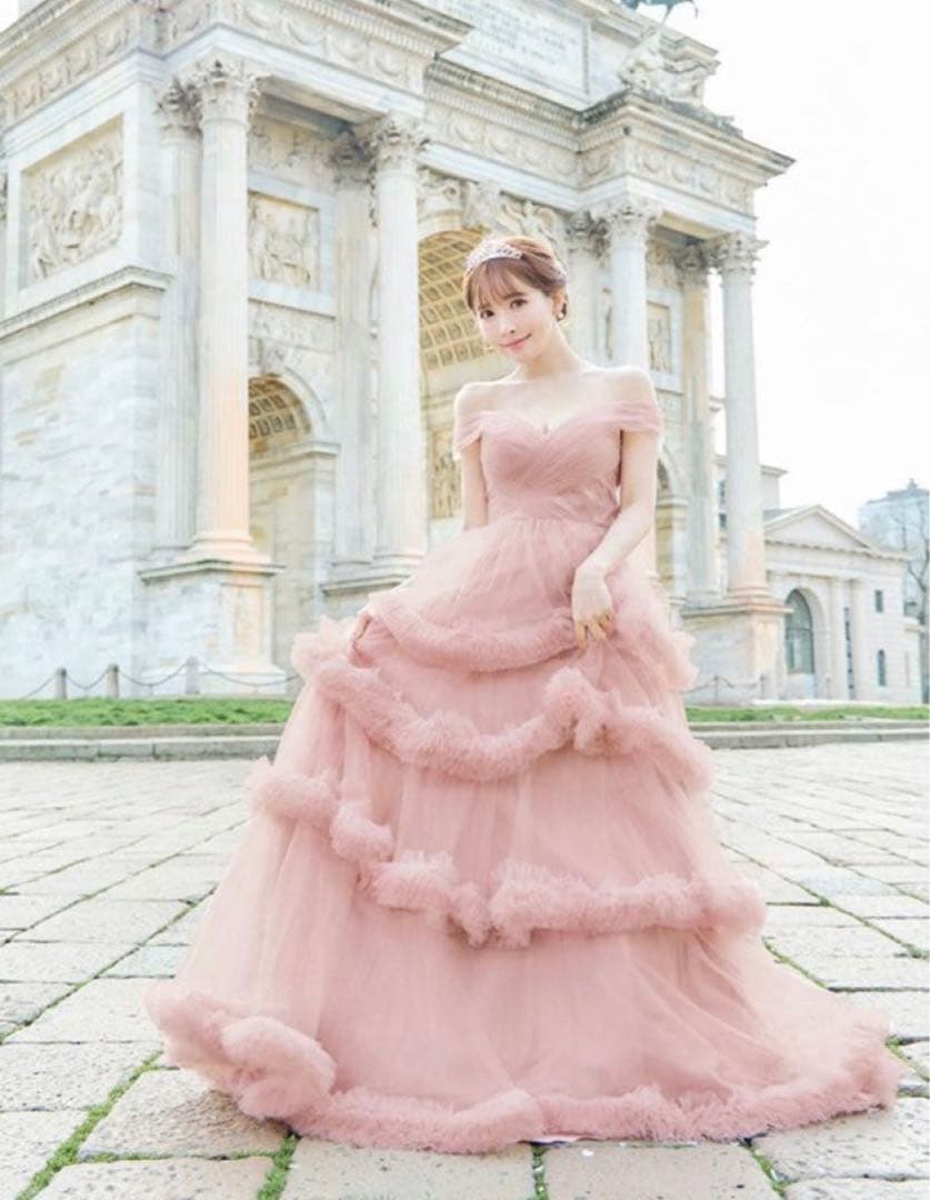 JEAN MACLEAN オフショル　ロングドレス　Mサイズ