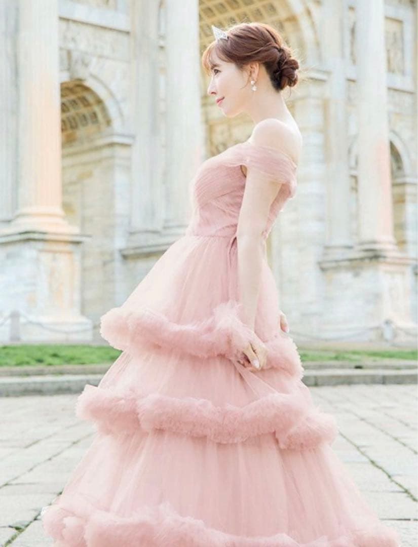 JEAN MACLEAN オフショル　ロングドレス　Mサイズ