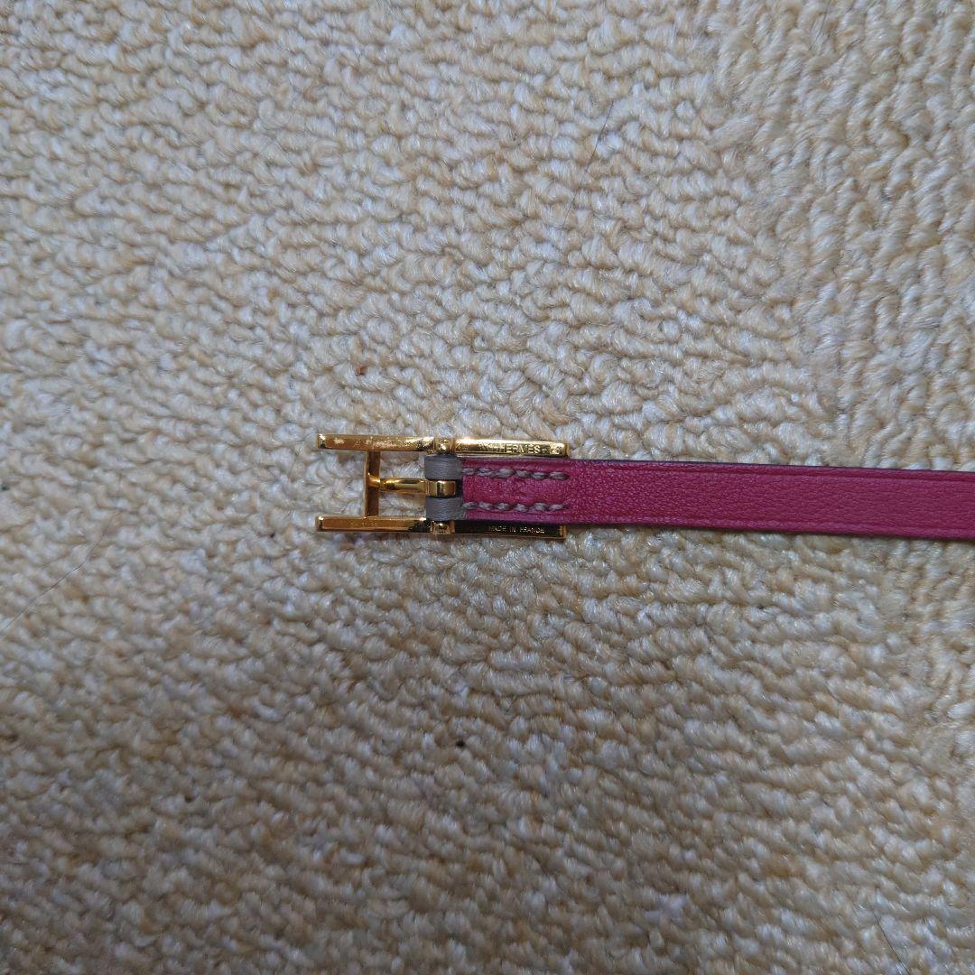 お*が様 HERMES エルメスビーアピ ドゥブルートゥールレザーリバーシブルブ