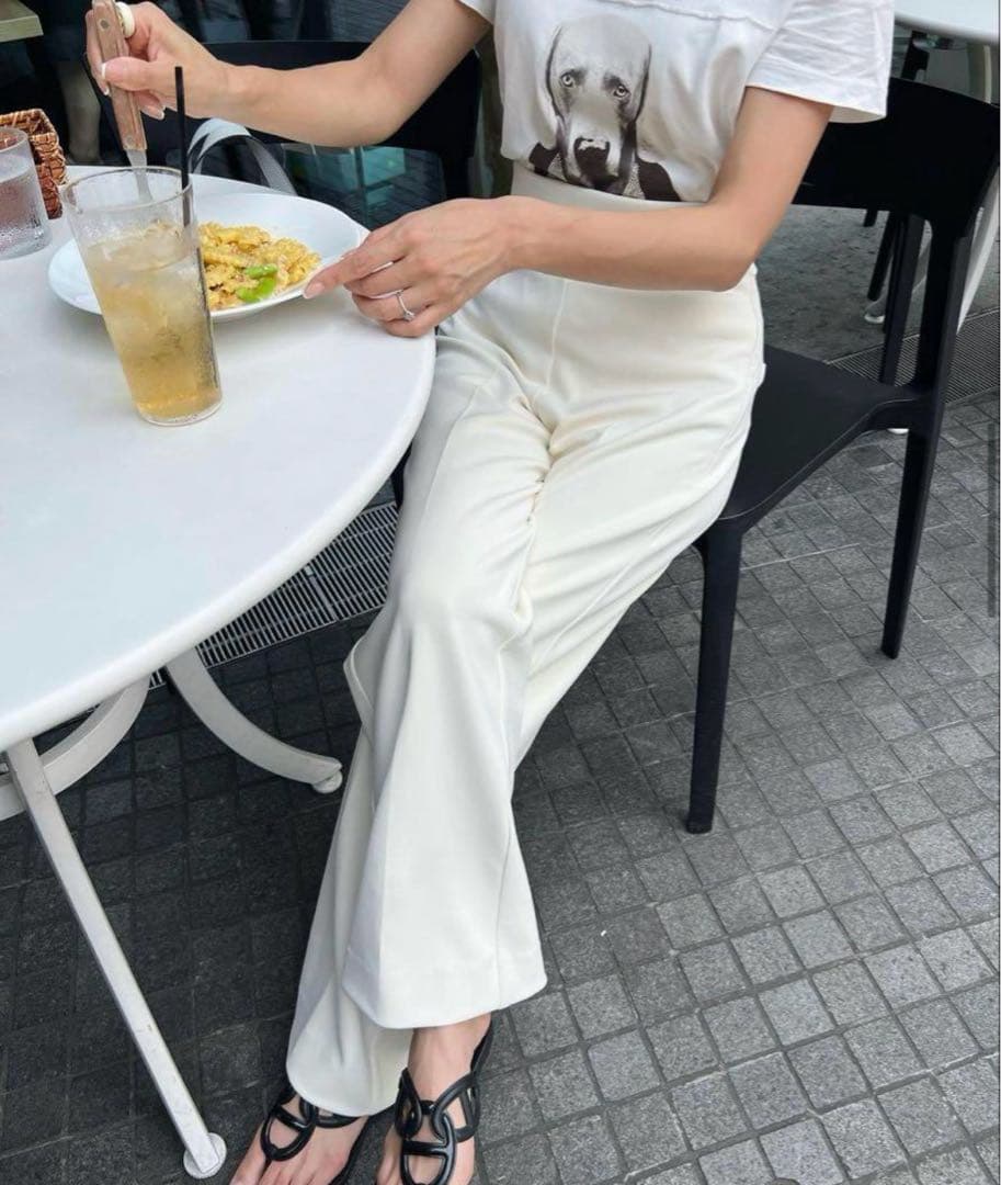 carla カーラ　ビラクパンツ　sサイズ　サイズ0 ホワイト