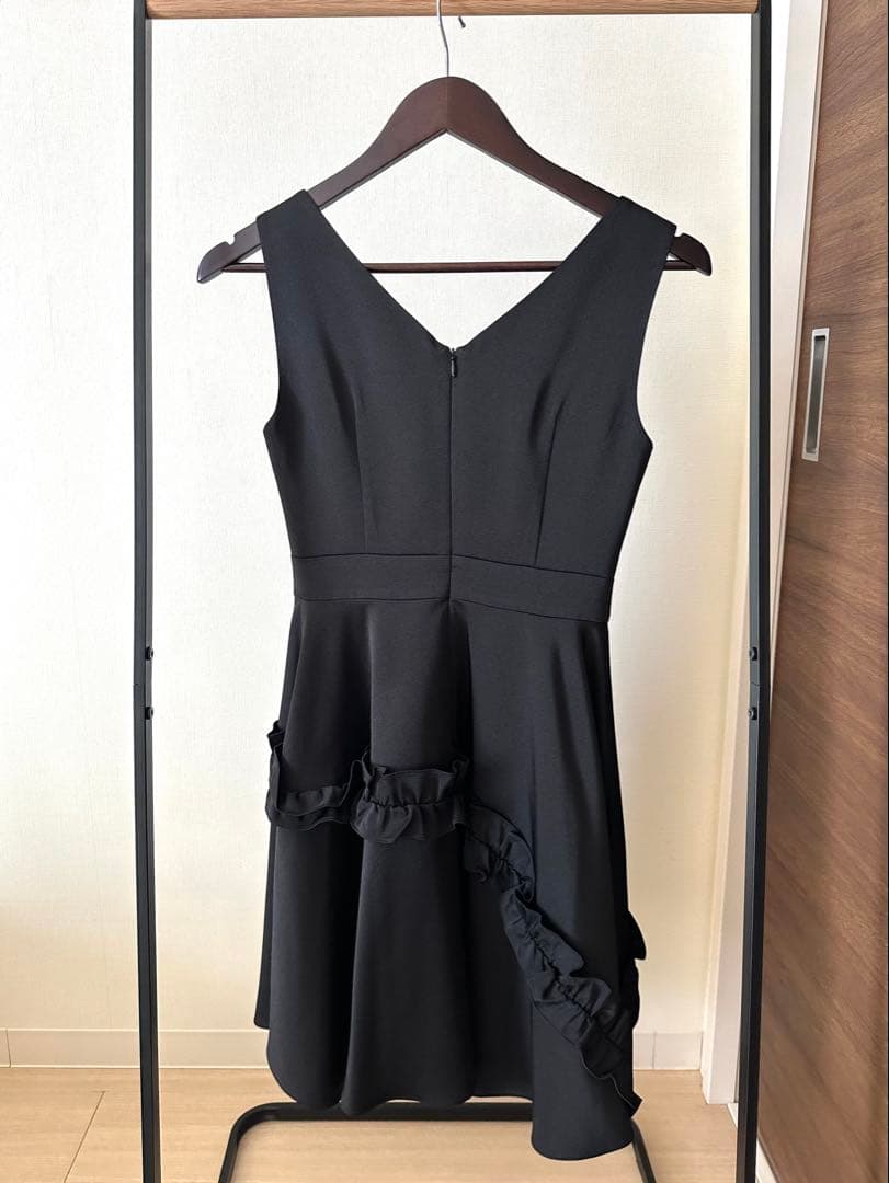 GINZAcouture フリルミニドレス ブラック Sサイズ