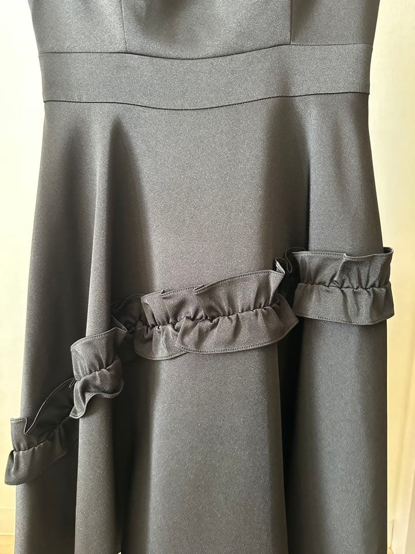 GINZAcouture フリルミニドレス ブラック Sサイズ