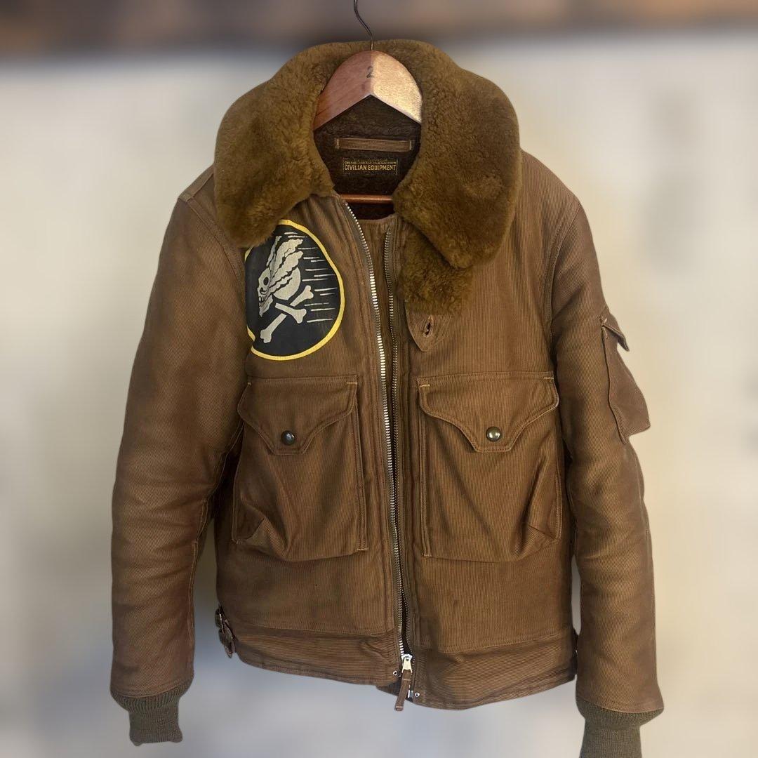 free wheelers s-6 aviators jacket サイズ34S