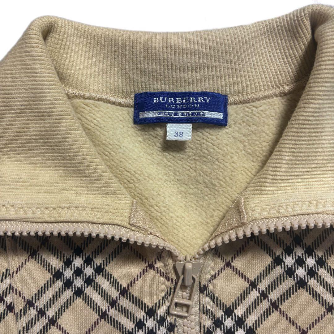 Burberry BlueLabe ノバチェック　トラックジャケット　ホース刺繍