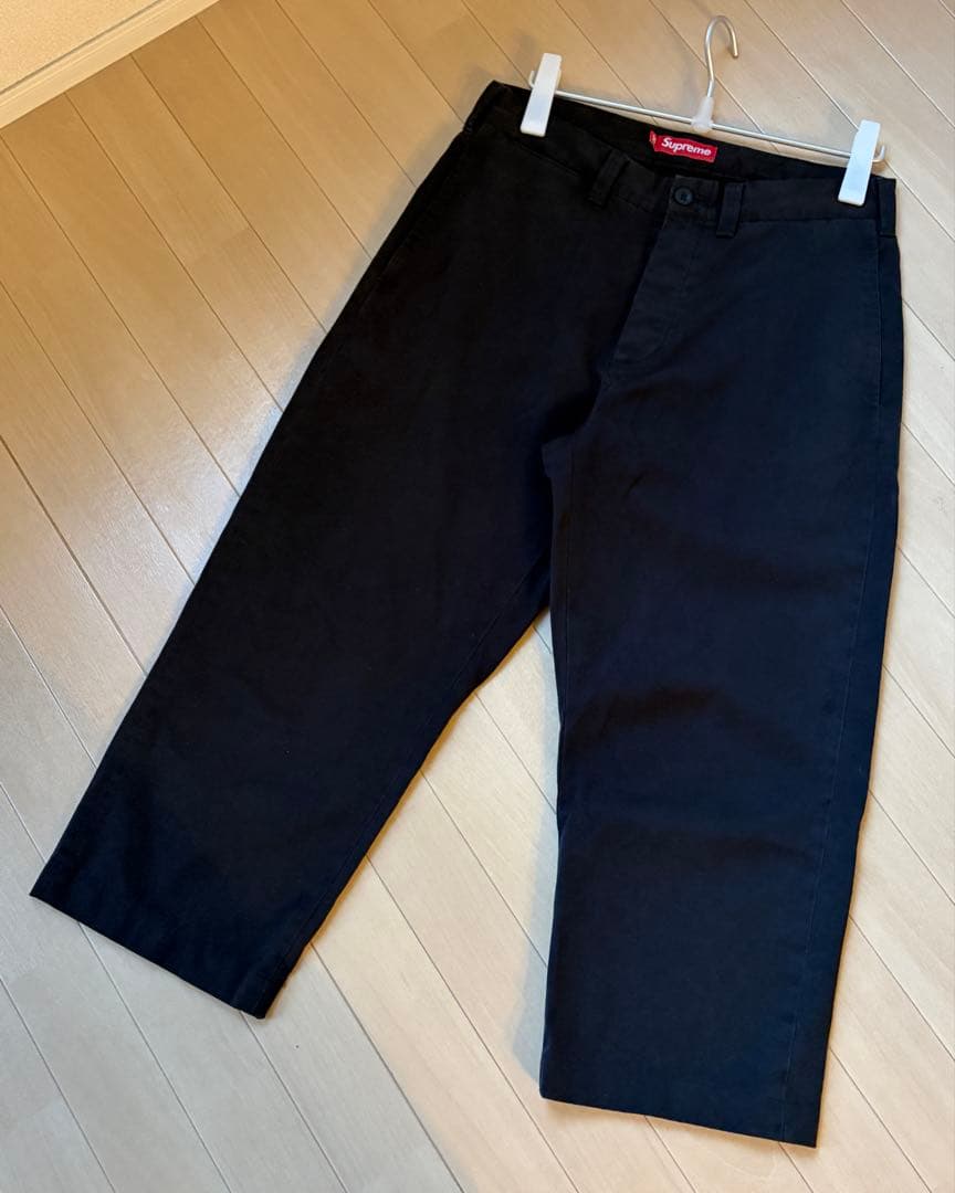 Supreme Chino Pant 30 Black 24fw チノパン